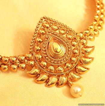 Antique Gold Look Paisley Bajuband 2