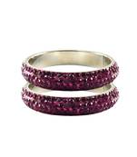 Pink Studded Jewellery Crystal Bangles And Bracelets