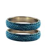 Blue Studded Jewellery Crystal Bangles And Bracelets