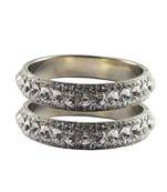 Silver Studded Jewellery Crystal Bangles And Bracelets