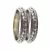 Silver Studded Jewellery Crystal Bangles And Bracelets