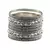 Silver Studded Jewellery Crystal Bangles And Bracelets