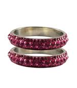Pink Studded Jewellery Crystal Bangles And Bracelets