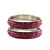Pink Studded Jewellery Crystal Bangles And Bracelets