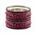 Pink Studded Jewellery Crystal Bangles And Bracelets