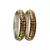 Gold Studded Jewellery Crystal Bangles And Bracelets