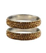 Gold Studded Jewellery Crystal Bangles And Bracelets
