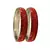 Red Studded Jewellery Crystal Bangles And Bracelets