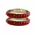 Red Studded Jewellery Crystal Bangles And Bracelets