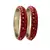 Red Studded Jewellery Crystal Bangles And Bracelets