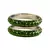Green Studded Jewellery Crystal Bangles And Bracelets
