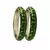 Green Studded Jewellery Crystal Bangles And Bracelets