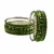 Green Studded Jewellery Crystal Bangles And Bracelets