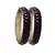 Purple Studded Jewellery Crystal Bangles And Bracelets