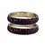 Purple Studded Jewellery Crystal Bangles And Bracelets