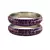 Purple Studded Jewellery Crystal Bangles And Bracelets