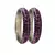Purple Studded Jewellery Crystal Bangles And Bracelets