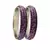 Purple Studded Jewellery Crystal Bangles And Bracelets