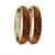 Orange Studded Jewellery Crystal Bangles And Bracelets