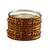 Orange Studded Jewellery Crystal Bangles And Bracelets
