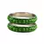 Green Studded Jewellery Crystal Bangles And Bracelets