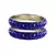 Blue Studded Jewellery Crystal Bangles And Bracelets