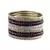 Purple Studded Jewellery Crystal Bangles And Bracelets