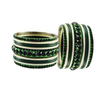 Multicolor Studded Jewellery Crystal Bangles And Bracelets 2