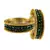 Green Studded Jewellery Crystal Bangles And Bracelets