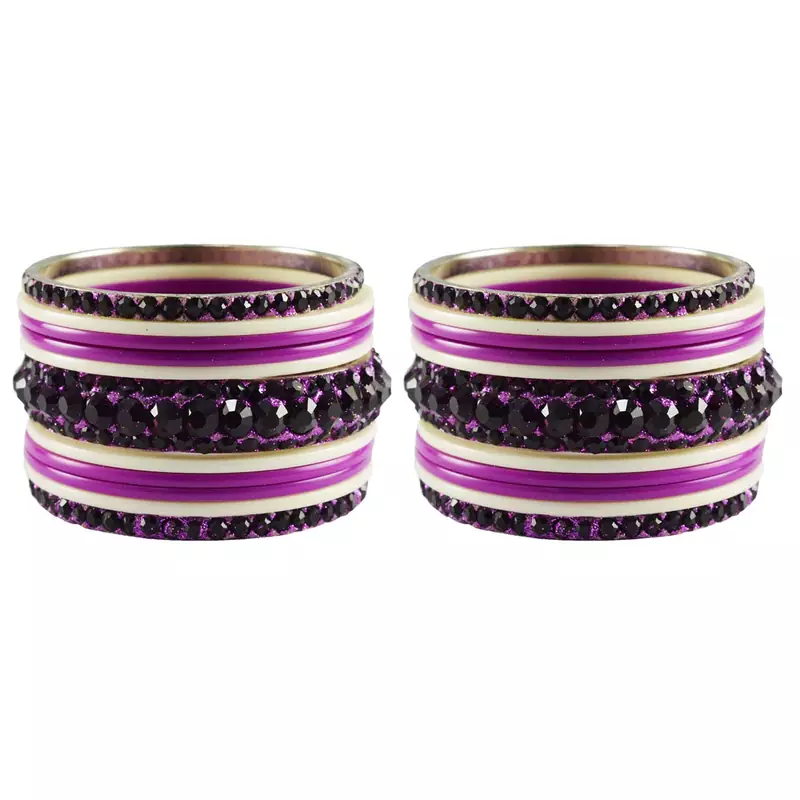 Multicolor Studded Jewellery Crystal Bangles And Bracelets