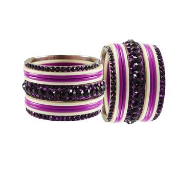 Multicolor Studded Jewellery Crystal Bangles And Bracelets 2