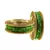 Green Studded Jewellery Crystal Bangles And Bracelets