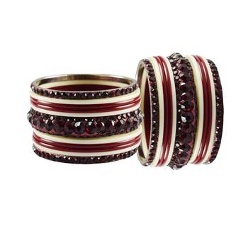 Multicolor Studded Jewellery Crystal Bangles And Bracelets 2