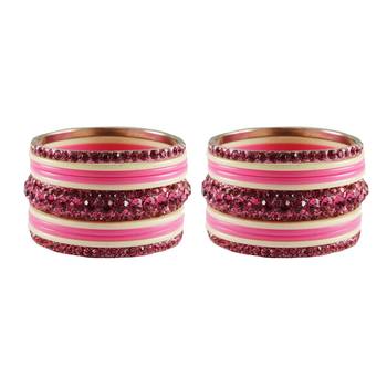Multicolor Studded Jewellery Crystal Bangles And Bracelets 1