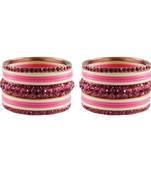 Multicolor Studded Jewellery Crystal Bangles And Bracelets