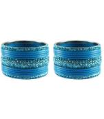 Blue Studded Jewellery Crystal Bangles And Bracelets