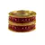 Red Studded Jewellery Crystal Bangles And Bracelets
