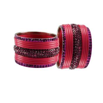 Multicolor Studded Jewellery Crystal Bangles And Bracelets 2