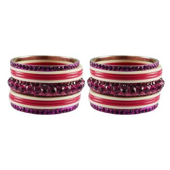 Multicolor Studded Jewellery Crystal Bangles And Bracelets 1