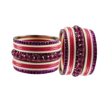 Multicolor Studded Jewellery Crystal Bangles And Bracelets 2