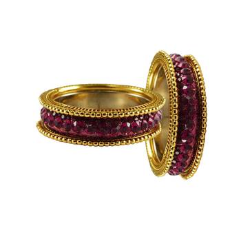 Pink Studded Jewellery Crystal Bangles And Bracelets 2