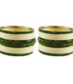 White Studded Jewellery Crystal Bangles And Bracelets