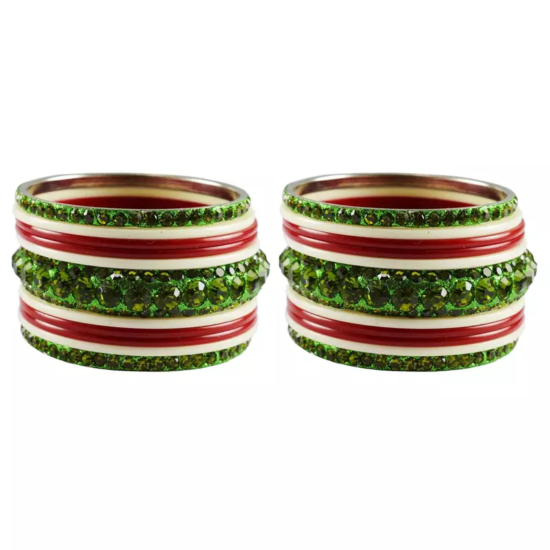 Multicolor Studded Jewellery Crystal Bangles And Bracelets