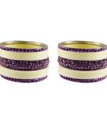 White Studded Jewellery Crystal Bangles And Bracelets