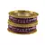 Purple Studded Jewellery Crystal Bangles And Bracelets