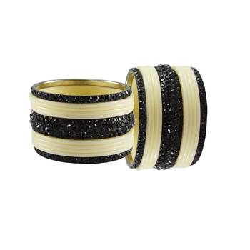 Grey Studded Jewellery Crystal Bangles And Bracelets 2