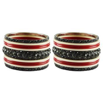 Multicolor Studded Jewellery Crystal Bangles And Bracelets 1