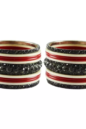 Multicolor Studded Jewellery Crystal Bangles And Bracelets