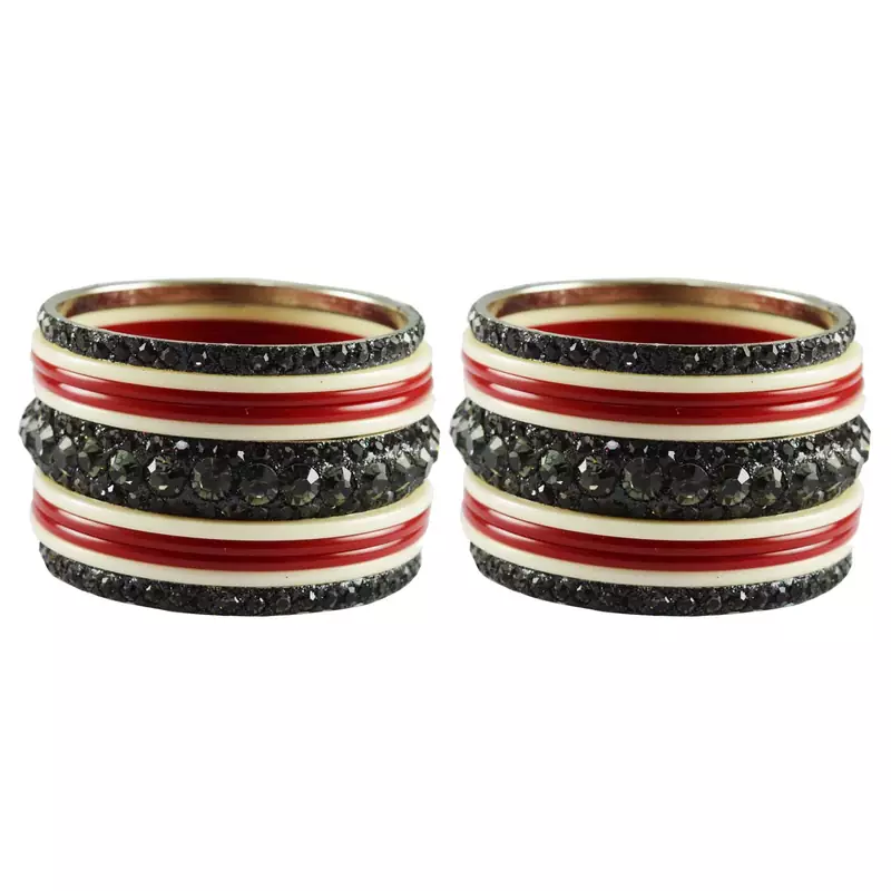 Multicolor Studded Jewellery Crystal Bangles And Bracelets