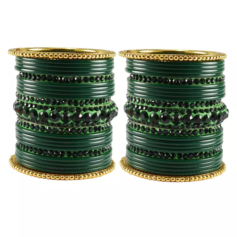 Multicolor Studded Jewellery Crystal Bangles And Bracelets